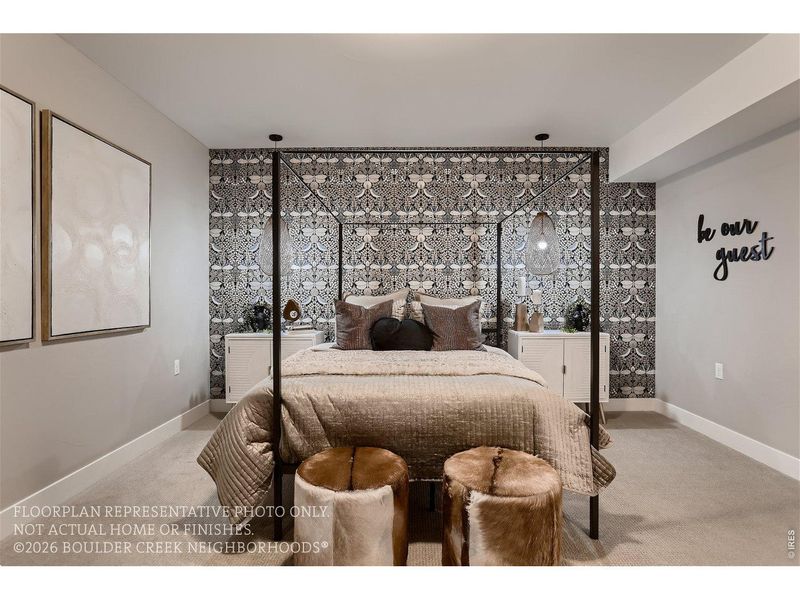 Furnished interior view inside a new home in , Broomfield (Image 12).