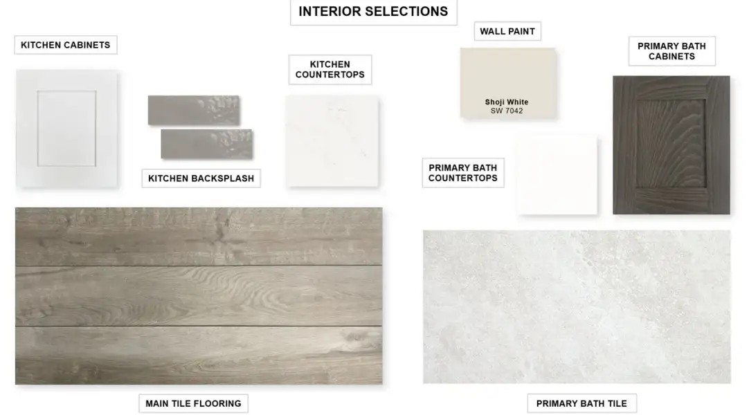 Sample of building materials used in homes in The Parks at Wilson Creek, Celina (Image 7). Sample of building materials used in homes in The Parks at Wilson Creek, Celina (Image 7).
