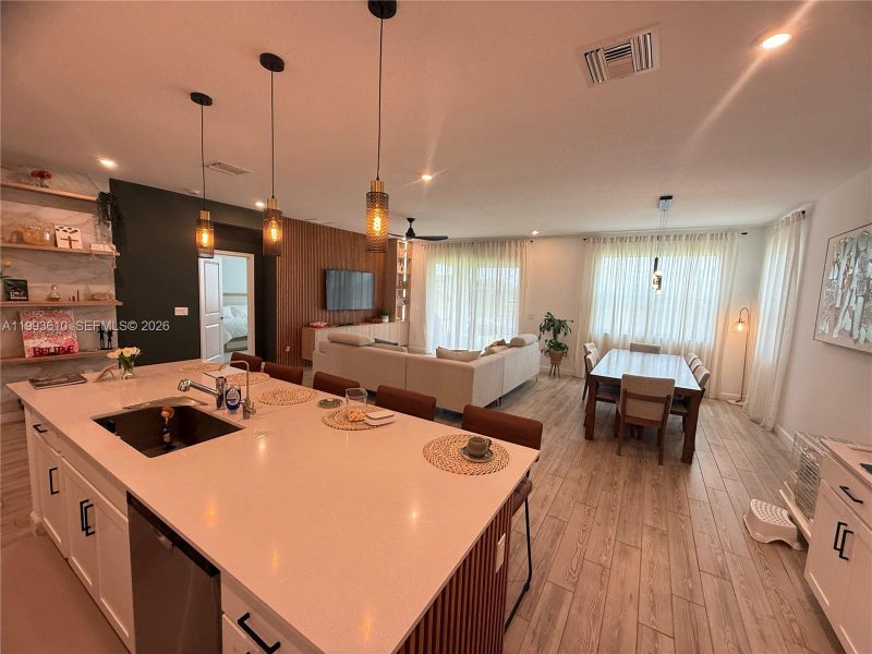 Furnished interior view inside a new home in Tradition, Port St. Lucie (Image 28).
