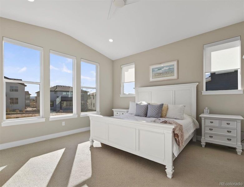 Furnished interior view inside a new home in Montaine, Castle Rock (Image 12).