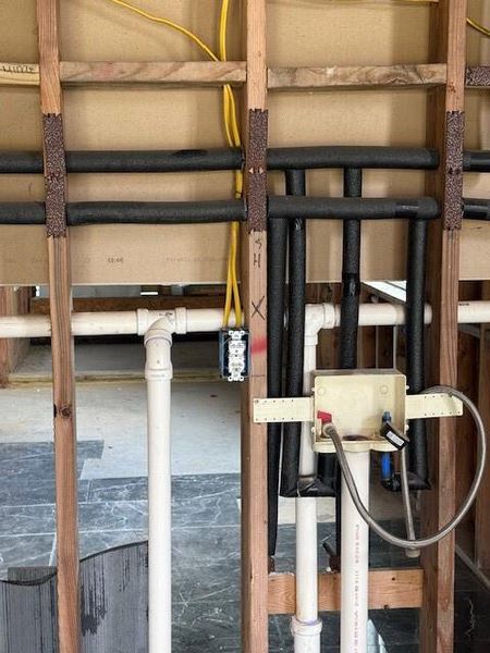 In-progress construction of a new home in , Rosharon, TX (Image 8).