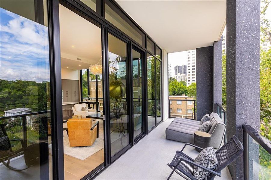 Furnished interior view inside a new home in , Atlanta (Image 14).