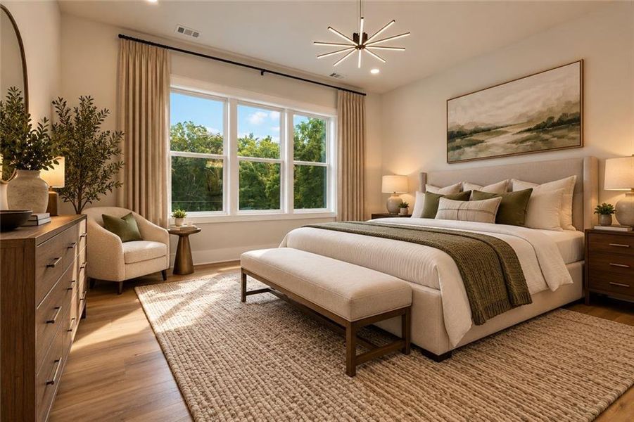 Furnished interior view inside a new home in , Covington (Image 15).