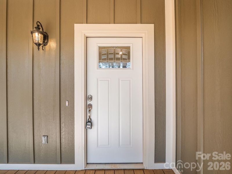 Exterior details and patio area of a home in , Morganton (Image 18).