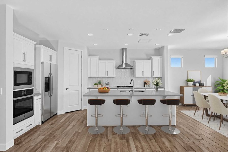 Furnished interior view inside a new home in Allen Ranches, Litchfield Park (Image 5).