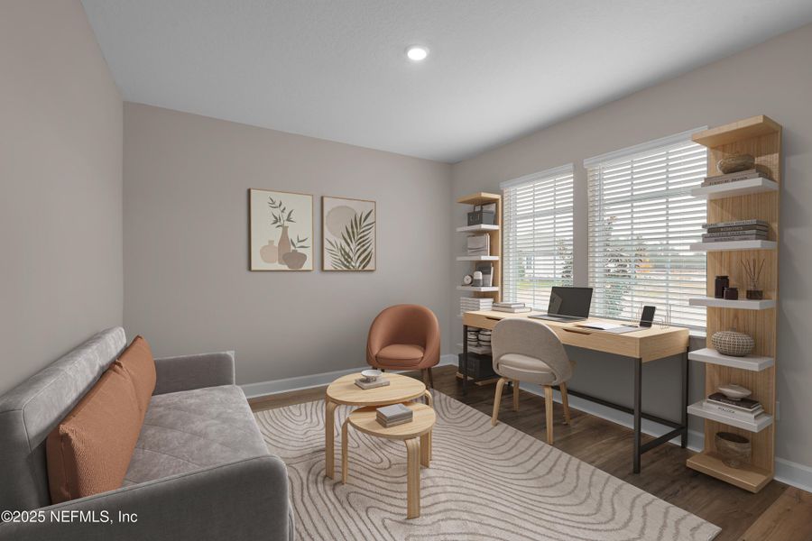 Furnished interior view inside a new home in Jennings Farm, Middleburg (Image 3).