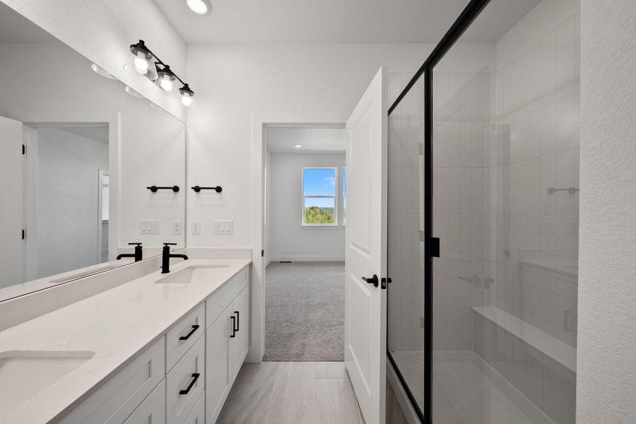 Furnished interior view inside a new home in Berkeley Villas, Denver (Image 14). Furnished interior view inside a new home in Berkeley Villas, Denver (Image 14).