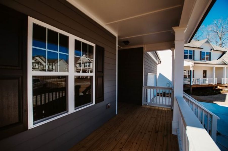 Representative exterior details of a home built from the Brentwood by Piedmont Residential in Hampton Ridge, Jefferson (Image 24).