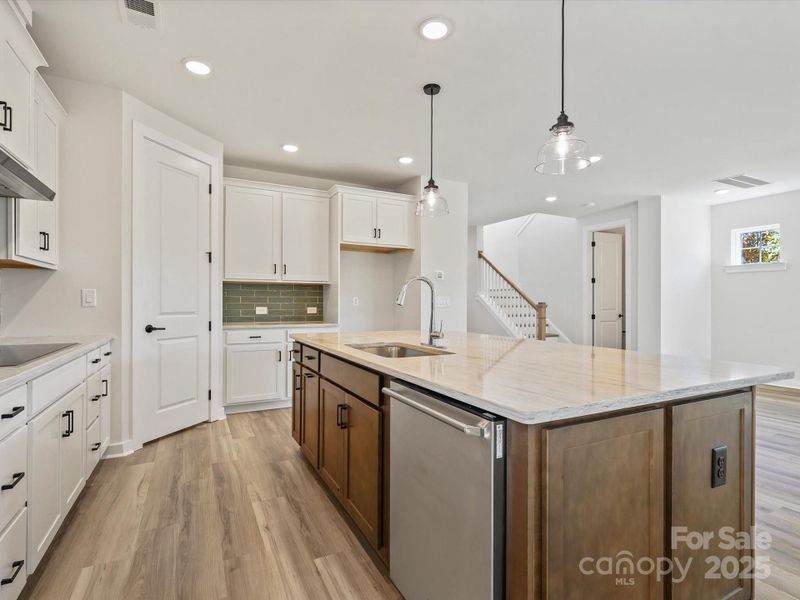 Furnished interior view inside a new home in The River District - Pioneer Collection, Charlotte (Image 8).