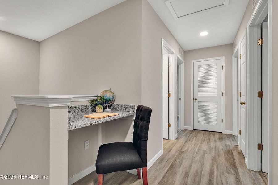 Furnished interior view inside a new home in , Jacksonville (Image 9). Furnished interior view inside a new home in , Jacksonville (Image 9).