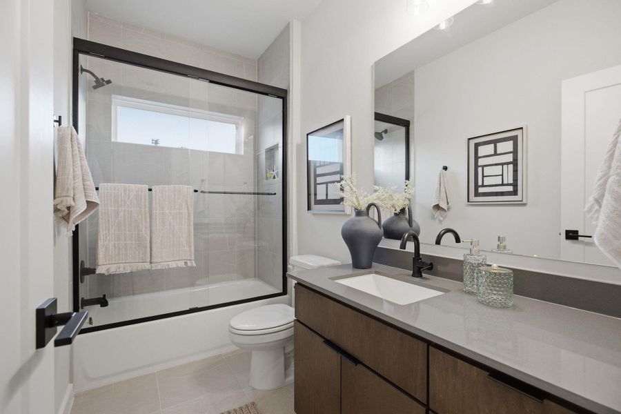 Furnished interior view inside a new home in , Austin (Image 38).