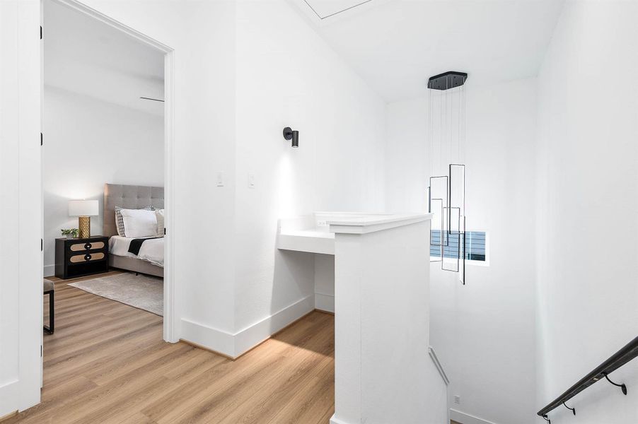 Furnished interior view inside a new home in , Houston (Image 12).