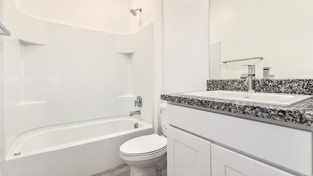 Representative furnished interior of a home built from the Dalton by D.R. Horton in The Oasis at Rocking K, Vail (Image 9).