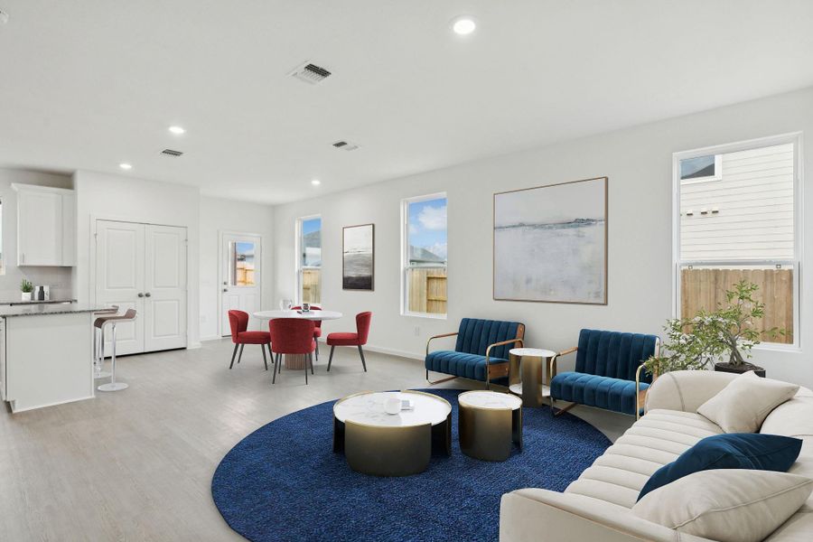 Furnished interior view inside a new home in Windcress, Cove (Image 25).