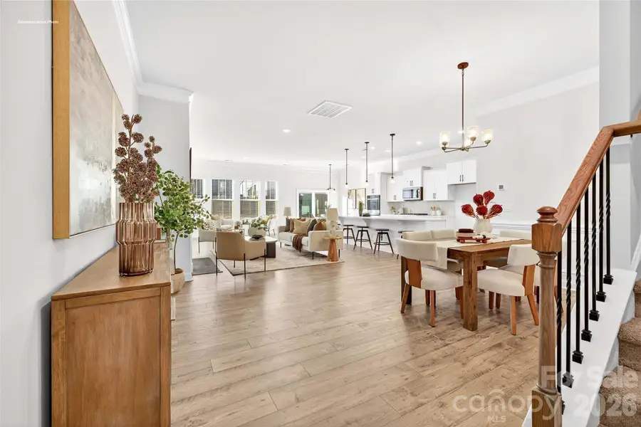 Furnished interior view inside a new home in , Troutman (Image 5).