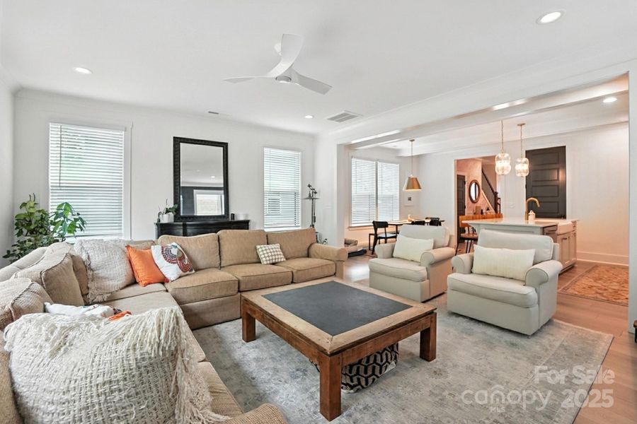 Furnished interior view inside a new home in , Charlotte (Image 27).