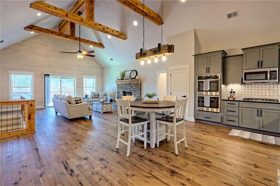 Furnished interior view inside a new home in , Hiawassee (Image 31).