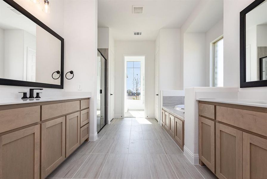 Furnished interior view inside a new home in Sagebrush Addition, Midlothian (Image 4).