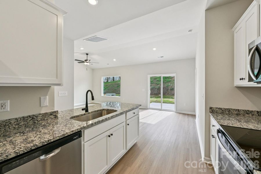 Furnished interior view inside a new home in Willow Estates, Shelby (Image 8).