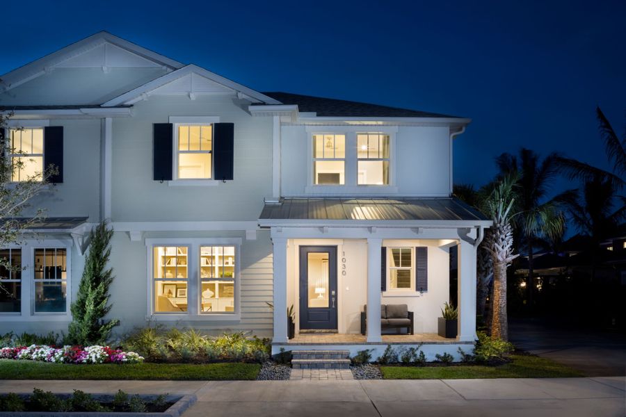 Representative exterior photo of a completed home built from the Felicia by Mattamy Homes in Newfield, Palm City, FL (Image 18). Representative exterior photo of a completed home built from the Felicia by Mattamy Homes in Newfield, Palm City, FL (Image 18).