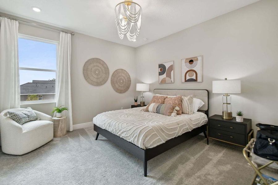 Furnished interior view inside a new home in Tamarack at Two Rivers, Zephyrhills (Image 26). Furnished interior view inside a new home in Tamarack at Two Rivers, Zephyrhills (Image 26).