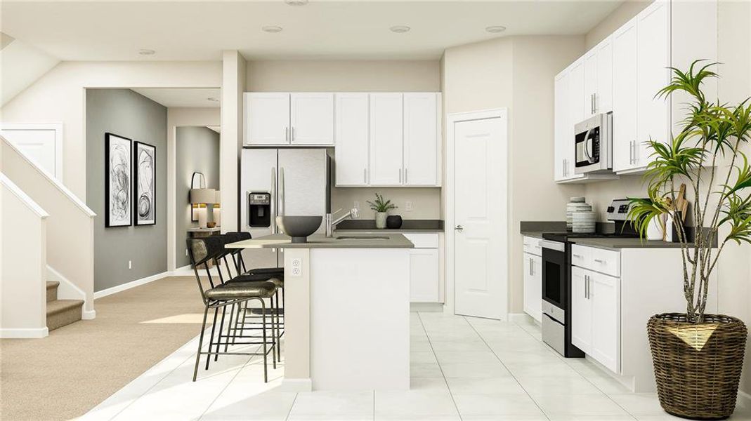 Furnished interior view inside a new home in Bridgewalk: Estate Collection, St. Cloud (Image 16). Furnished interior view inside a new home in Bridgewalk: Estate Collection, St. Cloud (Image 16).