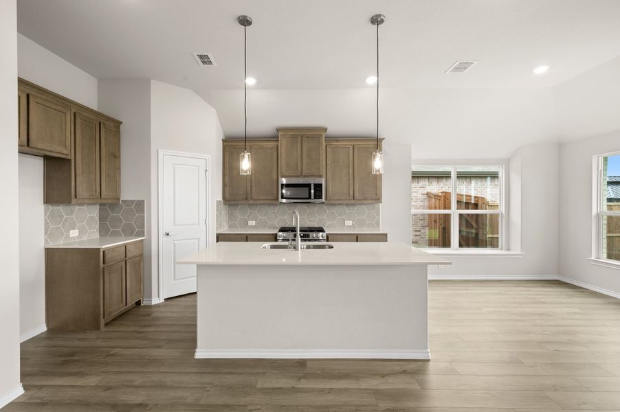 Furnished interior view inside a new home in Meadow Park at The Meadows, Ponder (Image 6).