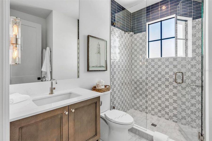 Furnished interior view inside a new home in , Anna Maria (Image 59).