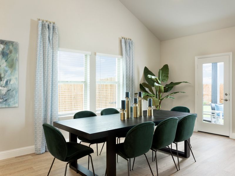 Furnished interior view inside a new home in Stella Hills, Denton (Image 5).