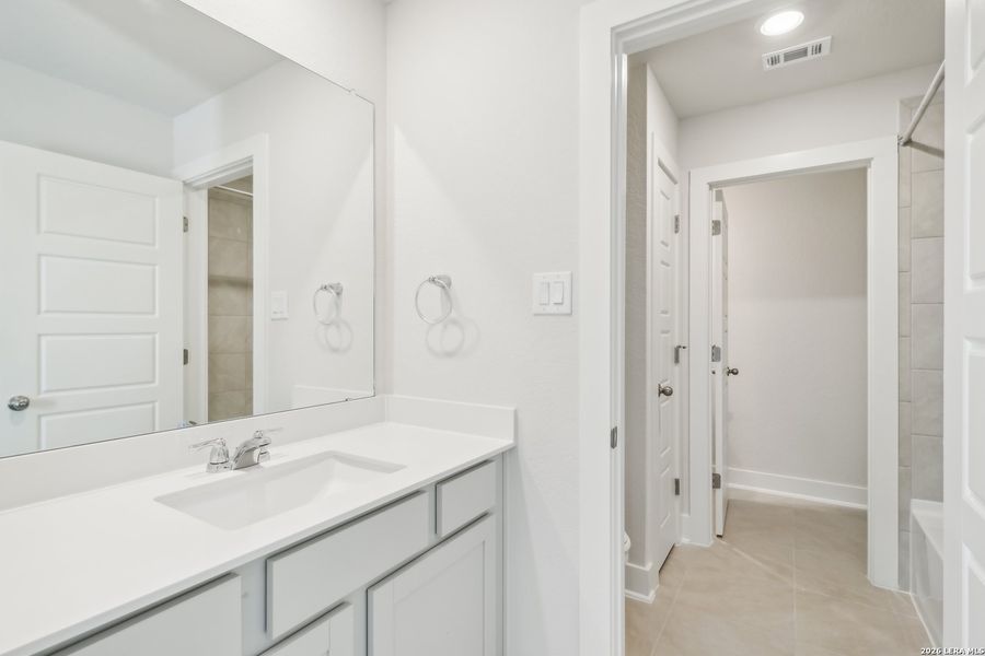 Furnished interior view inside a new home in Comanche Ridge, San Antonio (Image 13).