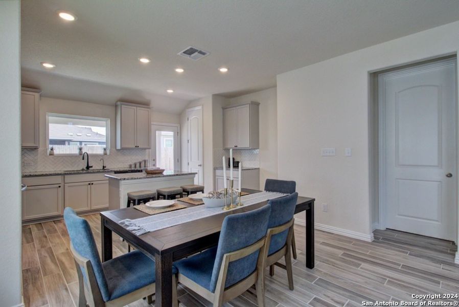 Furnished interior view inside a new home in Casinas at Gruene, New Braunfels (Image 23).