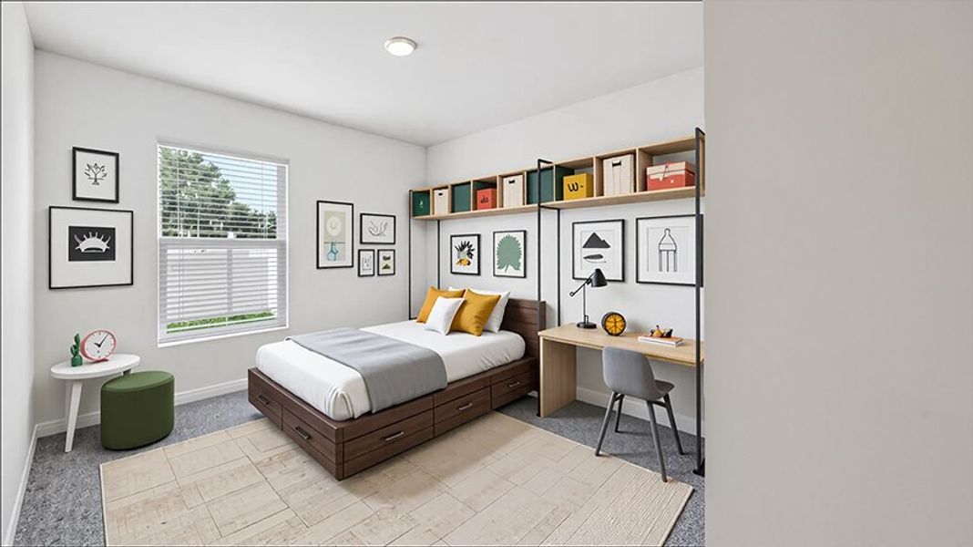 Representative furnished interior of a home built from the Harper by D.R. Horton in Sandal Key, Weeki Wachee (Image 11).