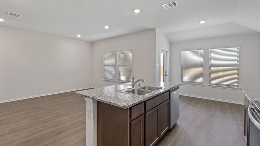 Furnished interior view inside a new home in Stonewyck Farms, Ennis (Image 12).