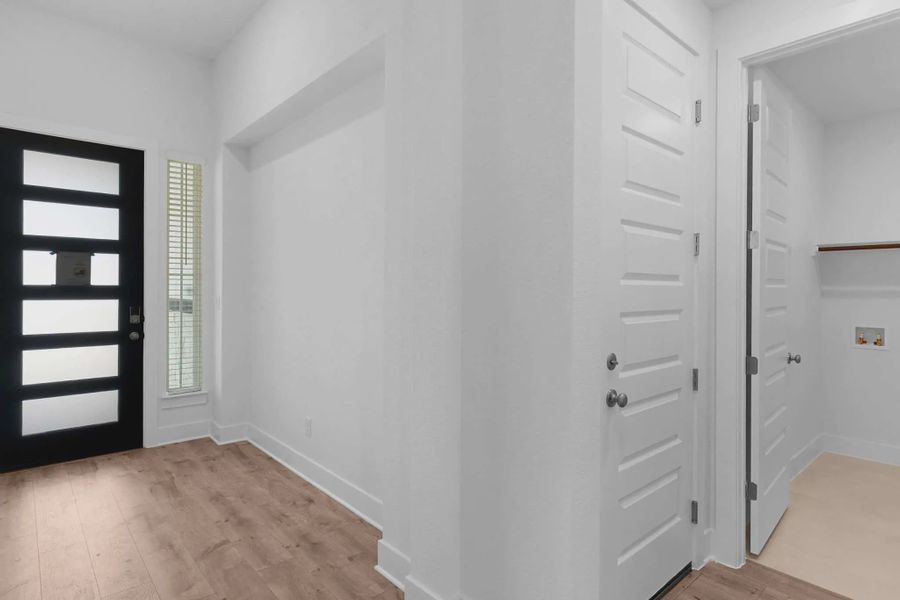 Representative unfurnished interior of a home built from the Lucas by Chesmar Homes in Parkside on the River, Georgetown (Image 9). Representative unfurnished interior of a home built from the Lucas by Chesmar Homes in Parkside on the River, Georgetown (Image 9).