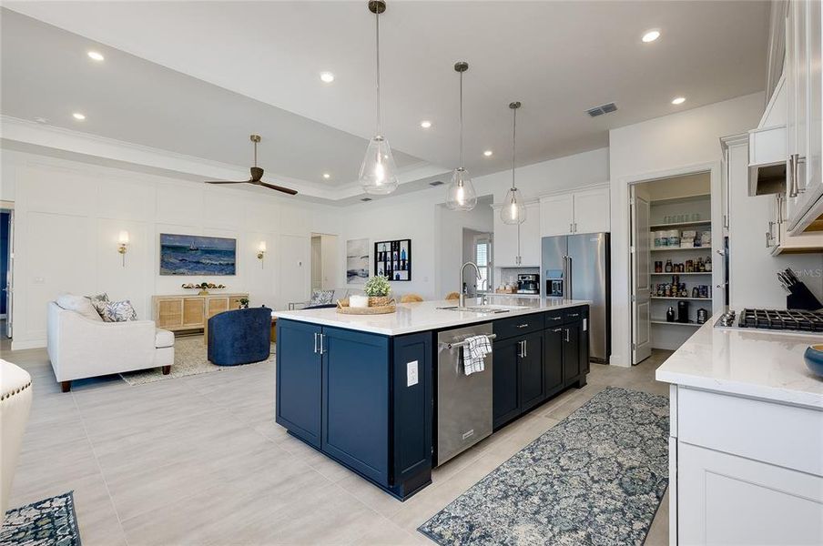 Furnished interior view inside a new home in , Englewood (Image 51).