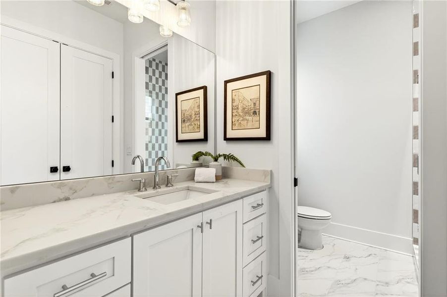 Furnished interior view inside a new home in , Brookhaven (Image 10).