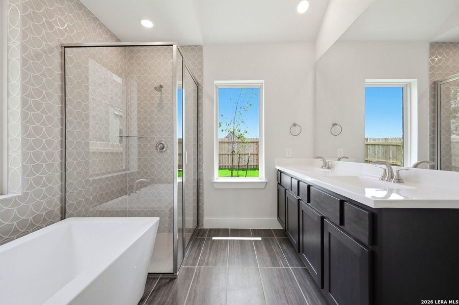 Furnished interior view inside a new home in Prominence, San Antonio (Image 11). Furnished interior view inside a new home in Prominence, San Antonio (Image 11).