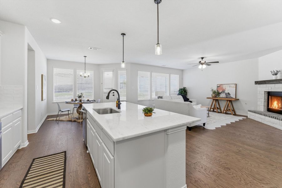 Furnished interior view inside a new home in Terra Escalante, Blue Ridge (Image 8).