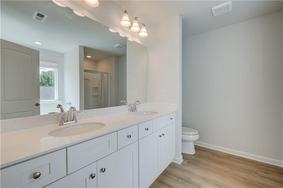 Furnished interior view inside a new home in Bowers Farm, McDonough (Image 9).