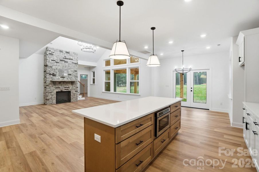 Furnished interior view inside a new home in , Crouse (Image 8).