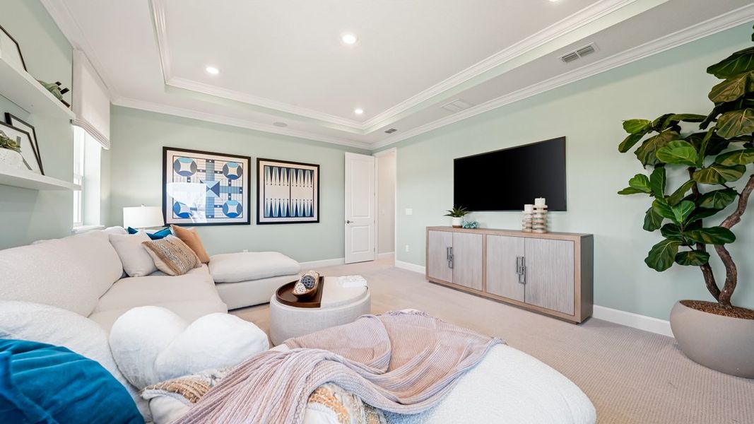 Representative furnished interior of a home built from the Tortola by Taylor Morrison in Palms at Coasterra, Palmetto (Image 17). Representative furnished interior of a home built from the Tortola by Taylor Morrison in Palms at Coasterra, Palmetto (Image 17).