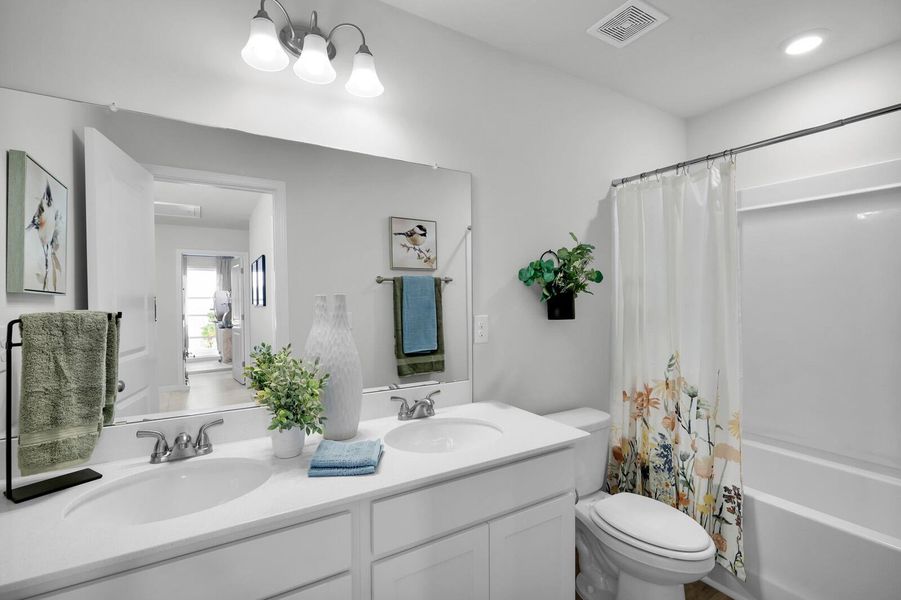 Furnished interior view inside a new home in , Summerville (Image 12).