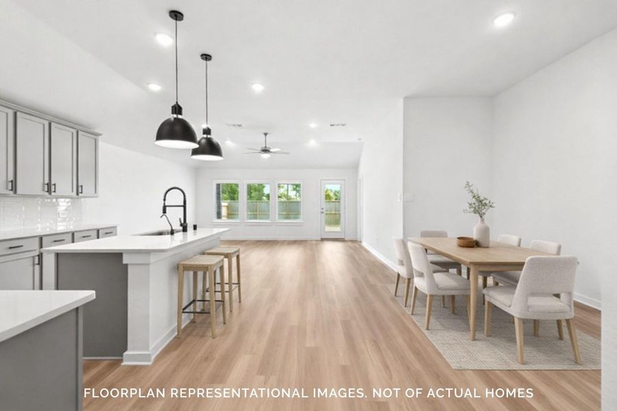 Furnished interior view inside a new home in Lago Mar, Santa Fe (Image 8).