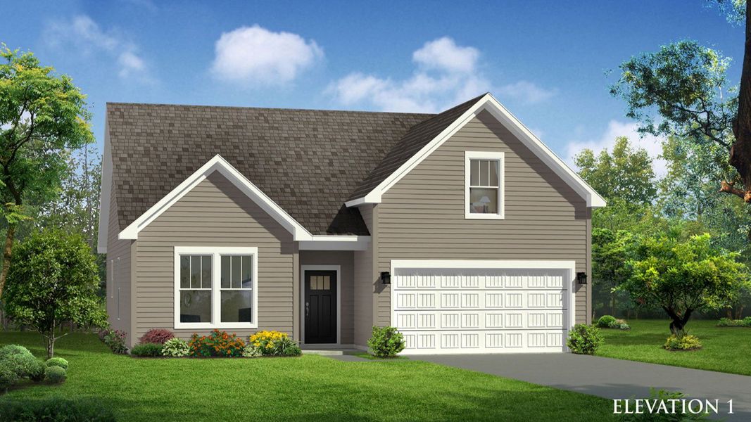 Elevation 1 of The Parker Design by DRB Homes Elevation 1 of The Parker Design by DRB Homes