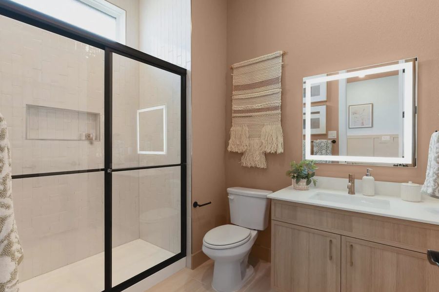 Representative furnished interior of a home built from the Silas by Chesmar Homes in Lariat, Liberty Hill (Image 4). Representative furnished interior of a home built from the Silas by Chesmar Homes in Lariat, Liberty Hill (Image 4).