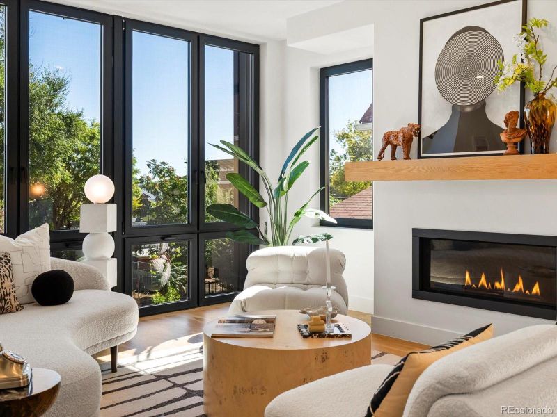 Furnished interior view inside a new home in , Denver (Image 7).