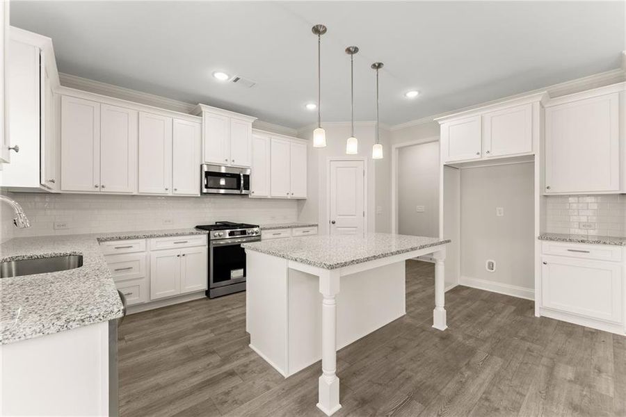 Furnished interior view inside a new home in , Dawsonville (Image 4).