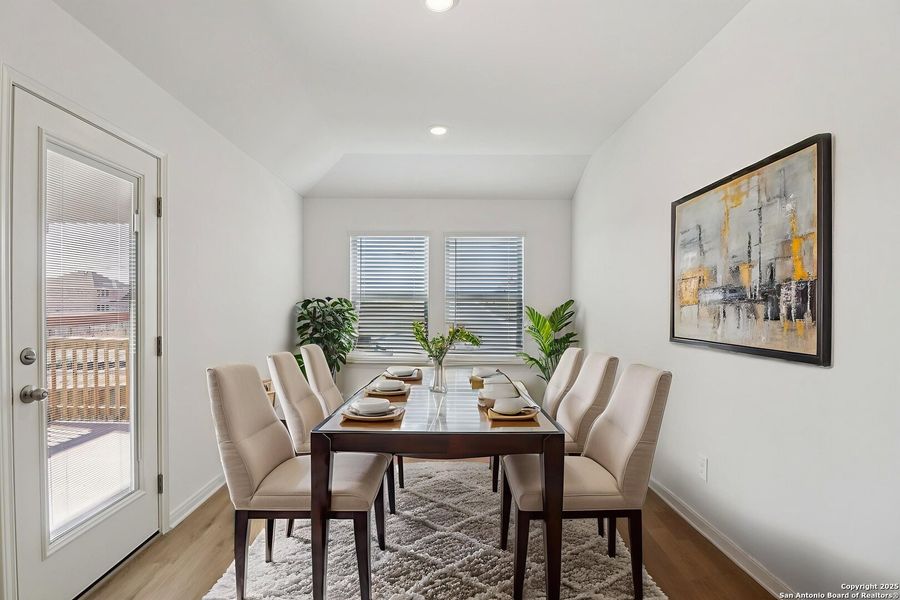 Furnished interior view inside a new home in , San Antonio (Image 10). Furnished interior view inside a new home in , San Antonio (Image 10).