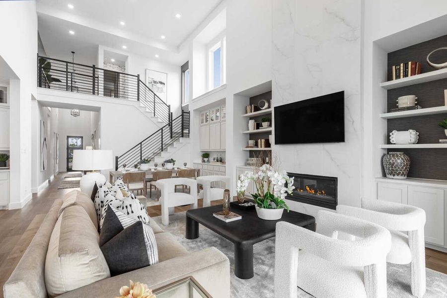 Representative Family Room - some options shown