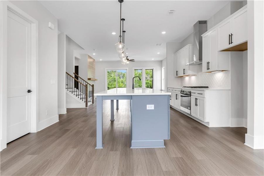 Furnished interior view inside a new home in Echo Park, Suwanee (Image 5).